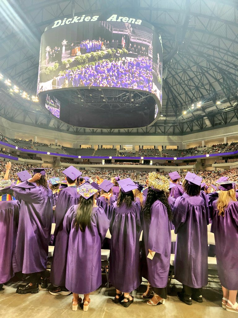 KellerISD's tweet photo. It's time for the @TimberCreek_HS Falcons! We're thrilled to be here to recognize each of you ! #KISDGrad23 #CelebrateKISD https://t.co/lOACDcoZSe