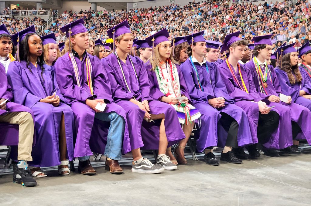 KellerISD's tweet photo. It's time for the @TimberCreek_HS Falcons! We're thrilled to be here to recognize each of you ! #KISDGrad23 #CelebrateKISD https://t.co/lOACDcoZSe