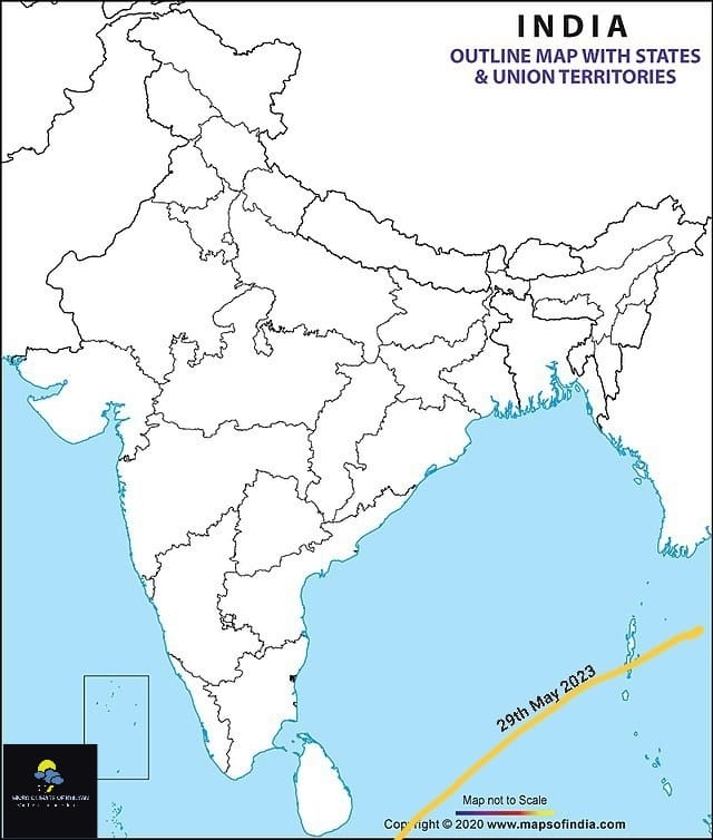 #KonkanWeather Welcomes #Monsoon2023 to #Bharat 🌧️ 🫶

The Northern Limit #Map of #SWM2023 as per KW analysis as for today touching #PortBlair in #Andaman & #Nicobar. Remaining part of island may see onset within 48hrs ⛈️

#WeatherAnalysis #Monsoon #WeatherUpdate #weatheraware