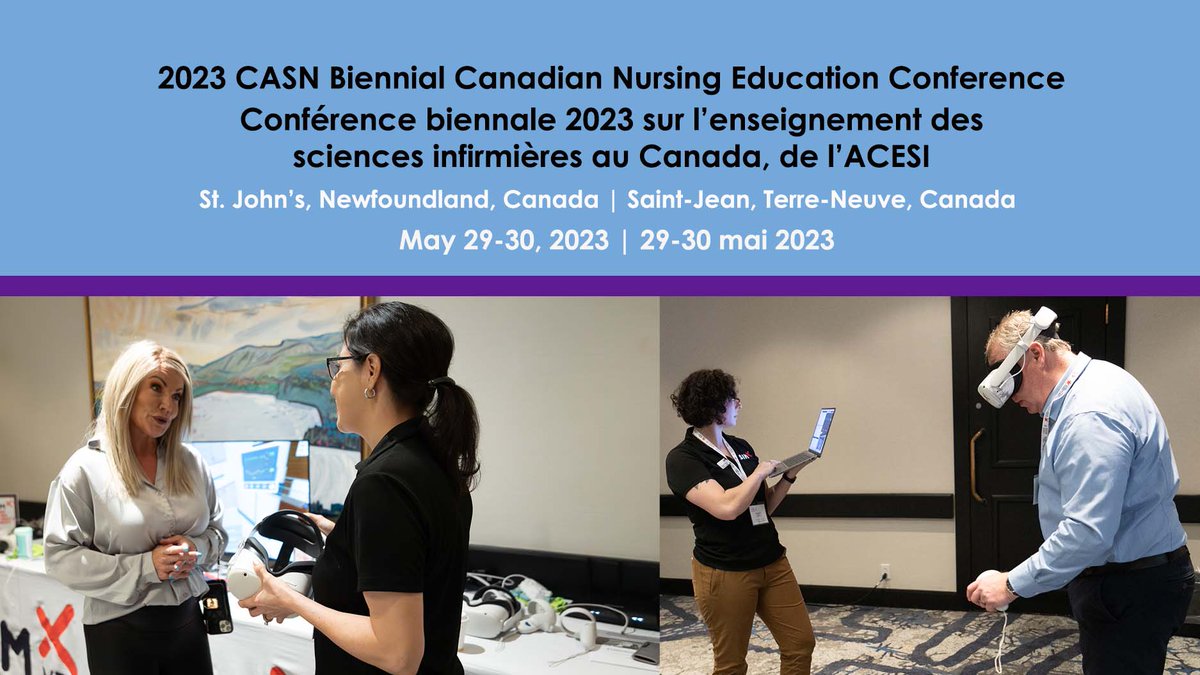 Attendees take time to view the exhibitors at CASN’s Biennial Canadian #Nursing #Education Conference. | Les participants prennent le temps de visiter les exposants à la Conférence biennale de l’ACESI sur l’enseignement des sciences infirmières au Canada.