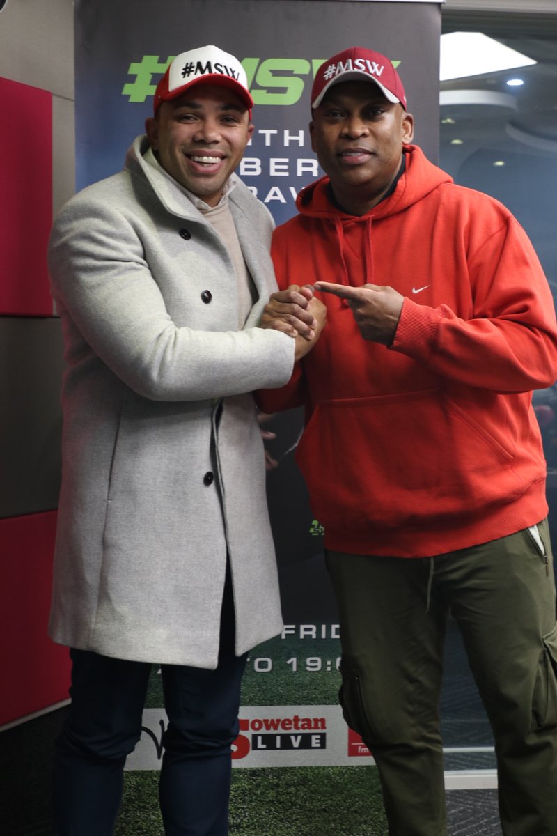 🎙️@robertmarawa in discussion with legendary rugby player @BryanHabana. 

🎥 Watch full interview: buff.ly/42hBUnw

#RobertMarawaOn947 #MSWOn947

📻 Weekdays | 6pm
947.co.za