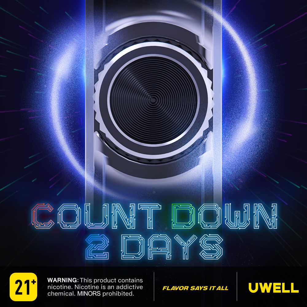 The continuation and heritage of excellence demand unwavering commitment to innovation. What surprises will we bring you this time in terms of voltage regulation? 

👉Hint: Precision control.

#newarrival #uwell #uwellcrown #vapedaily #vapetime #CountDown2Days #CrownB