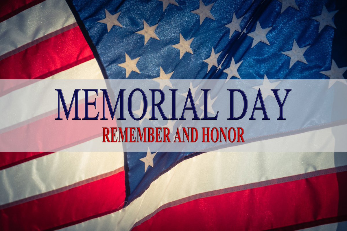 RT @kolean_mike: Memorial Day
Remember And Honor
Love to all the members of our military!! https://t.co/KD3uuG2SdQ