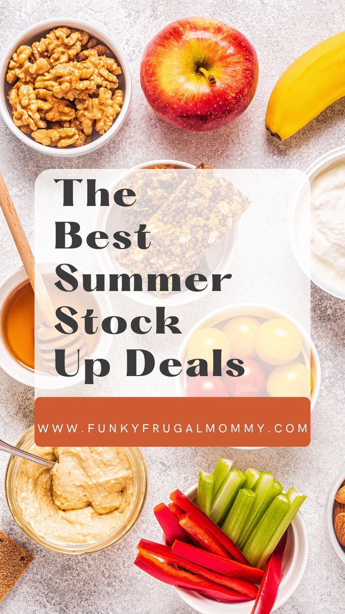 The Best Summer Stock Up Deals funkyfrugalmommy.com/2017/06/the-be… ⁣
.⁣
#couponcommunity #couponing #deals #dealsandsteals #dealsdealsdeals #foodblogger #foodlover #healthysnacks #neverpayfullprice #onlinedeals #summertime #summertimes #sunshine #tasty