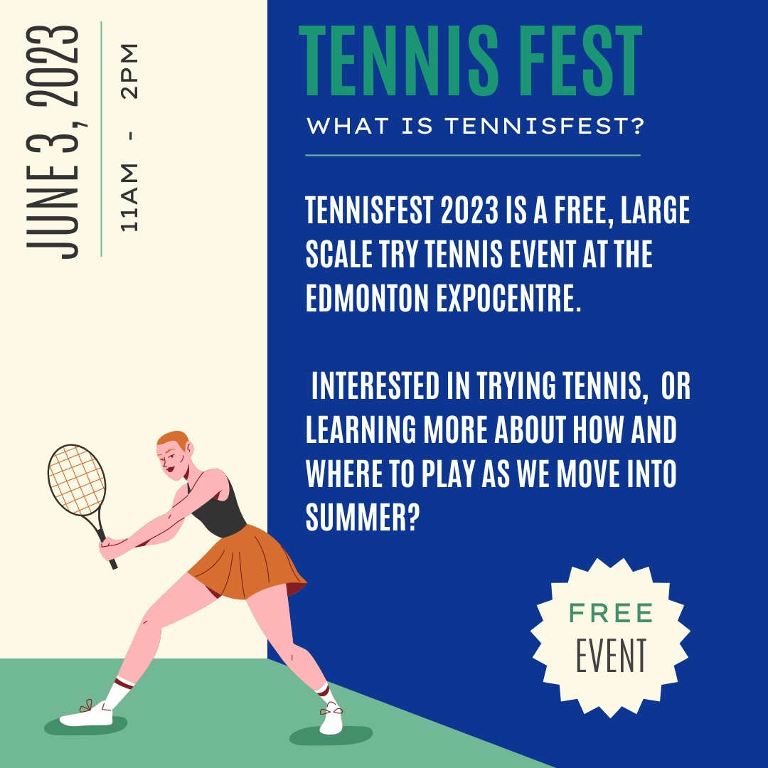 ✨Make some memories with friends / family playing some tennis! 🎾

Sign up link in our bio!
clubspark.ca/TENNISfest2023

#TENNISfest2023 #FREEevent #EJTS #recreationaltennis #tennisedmonton #tennis #tennisalberta #tenniscanada #yegsports #yegsportscommunity #apolloniadental #wilson