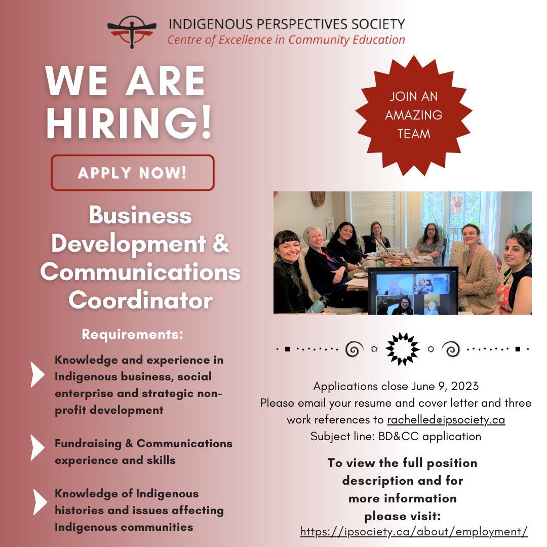 APPLY HERE: bit.ly/3WUjMPL

In this exciting role you will actively respond to and create opportunities that will help build our organizational profile and meet our strategic goals. If you are a motivated  business developer we would like to meet you. #YYJ #VictoriaBC