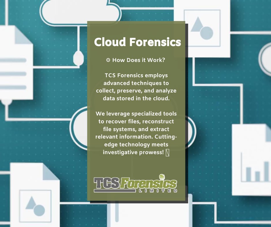 By harnessing cloud forensics, you gain the upper hand in the digital realm. Protect your assets, uncover vital evidence, and maintain the integrity of your investigations!

#CloudForensics #CyberSecurity #DataIntegrity #CloudComputing