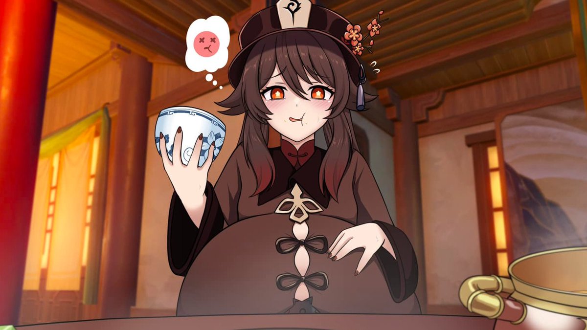 BloatyWalnut's tweet photo. "I couldn't fit any single bite... So tight~ Huuff.."

🔥 RP Accounts for Hu Tao from Genshin
🔥 Focus on Weight Gain/Bloating/Stuffing Theme!
🔥 Semi-Literate
🔥 English &amp; Thai
🔥 Read below for more info! ^^

#WeightGainRP #WGRP #StuffingRP. https://t.co/kfXQmA8jxV