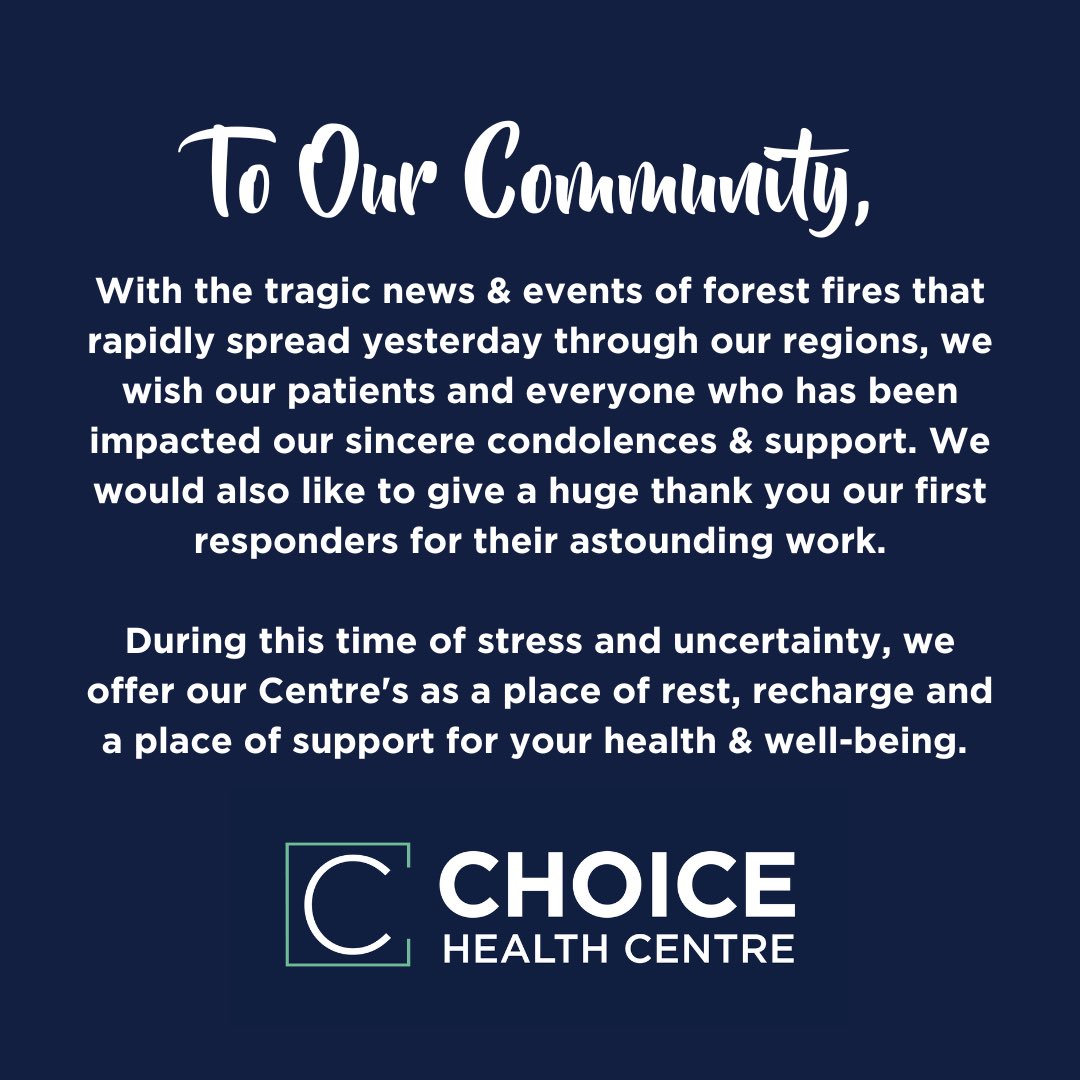 ChoiceHealthCtr's tweet image. Our hearts are with our community and our doors are open! 💙

Our thoughts to everyone who has been impacted by this devastating event.

Follow @nsgov for the latest updates and resources.