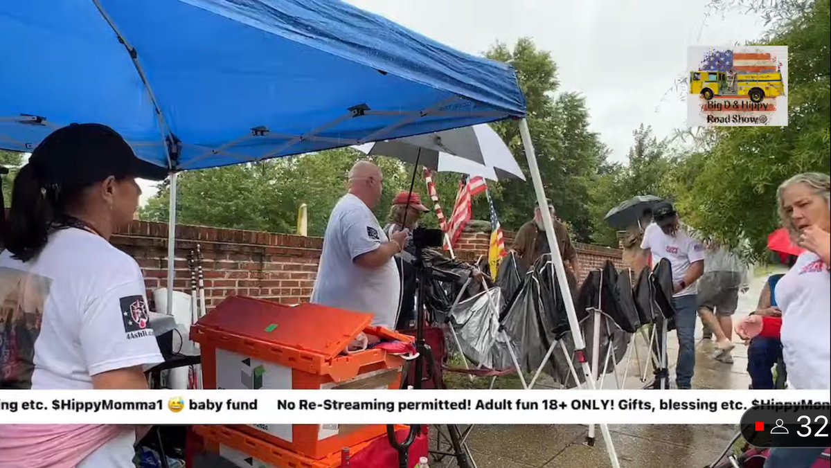 Wet T-Shirt contest at #FreedomCorner it’s not going to be pretty. #EvictFreedomCorner #J6Vigil Big D’s new job begging off Granny’s.