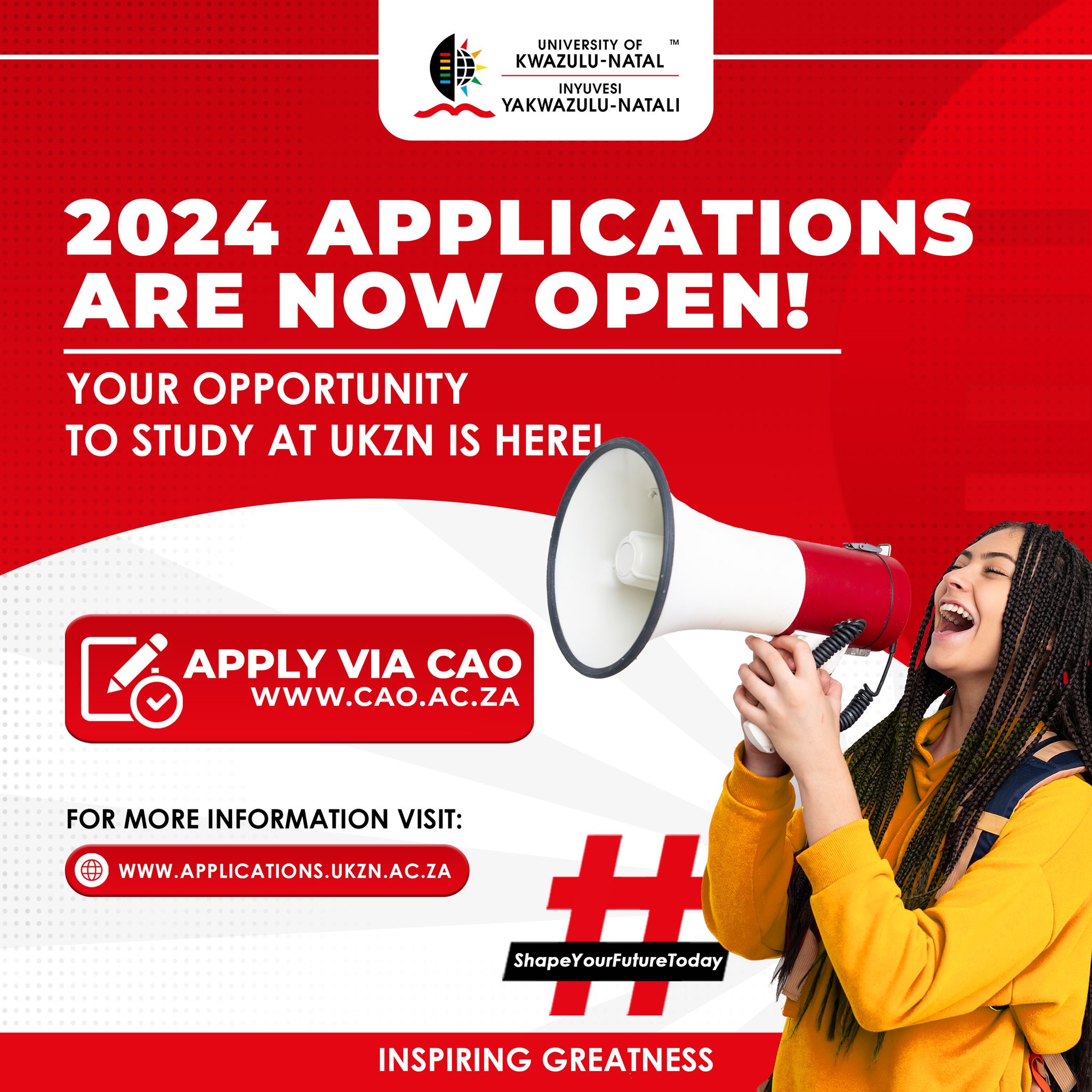 University of KZN on Twitter "2025 UNDERGRADUATE APPLICATIONS ARE OPEN