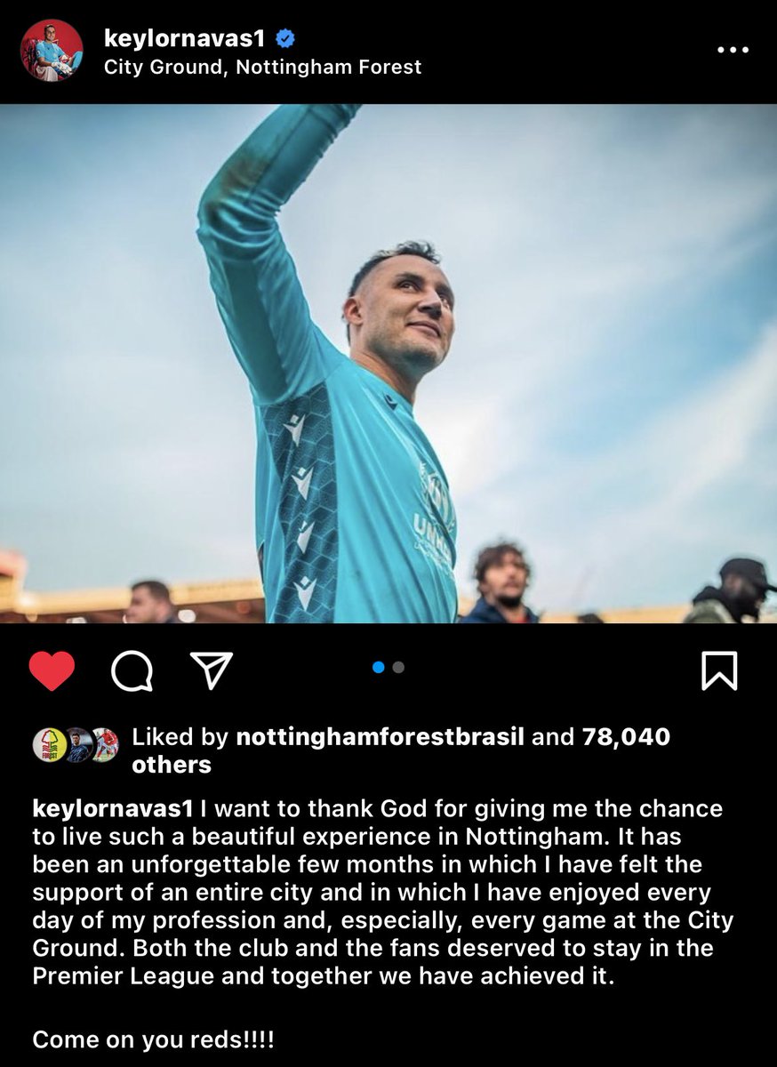 Hally1986's tweet photo. When a player plays for Derby they thank their agent, when a player has played for Forest, they thank God #nffc #forzagaribaldi #garibaldired #youreds https://t.co/xxEgzAen63
