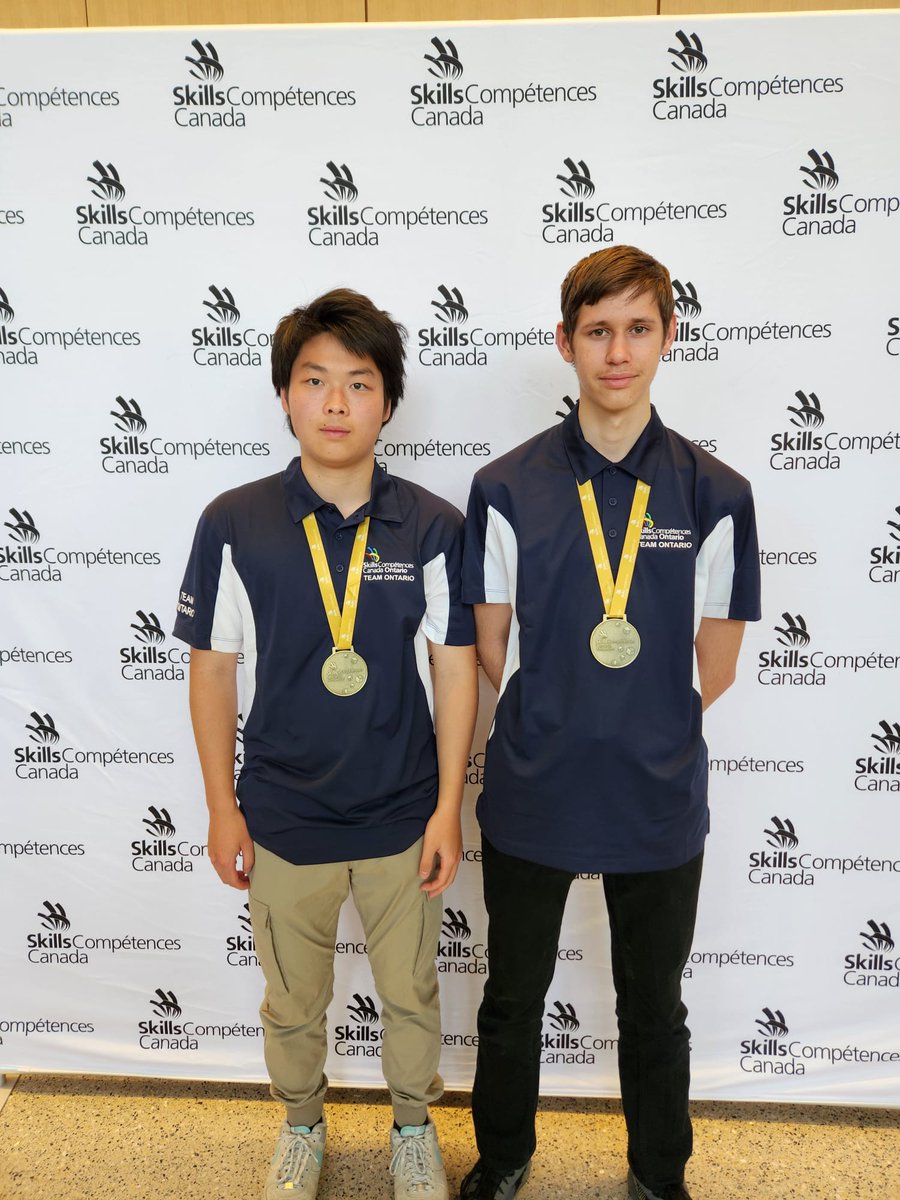 MPSJ Robotics Team travelled to Winnipeg, for the Skills Canada National competition representing Ont &amp; <a href="/TCDSB/">Toronto Catholic District School Board</a> .  Facing Canada's best competition, the team won their 2nd consecutive National Title.  Congrats goes to Alex Protsenko and Lanhao (Hugo) Zhuang.  Way to go POWER!!