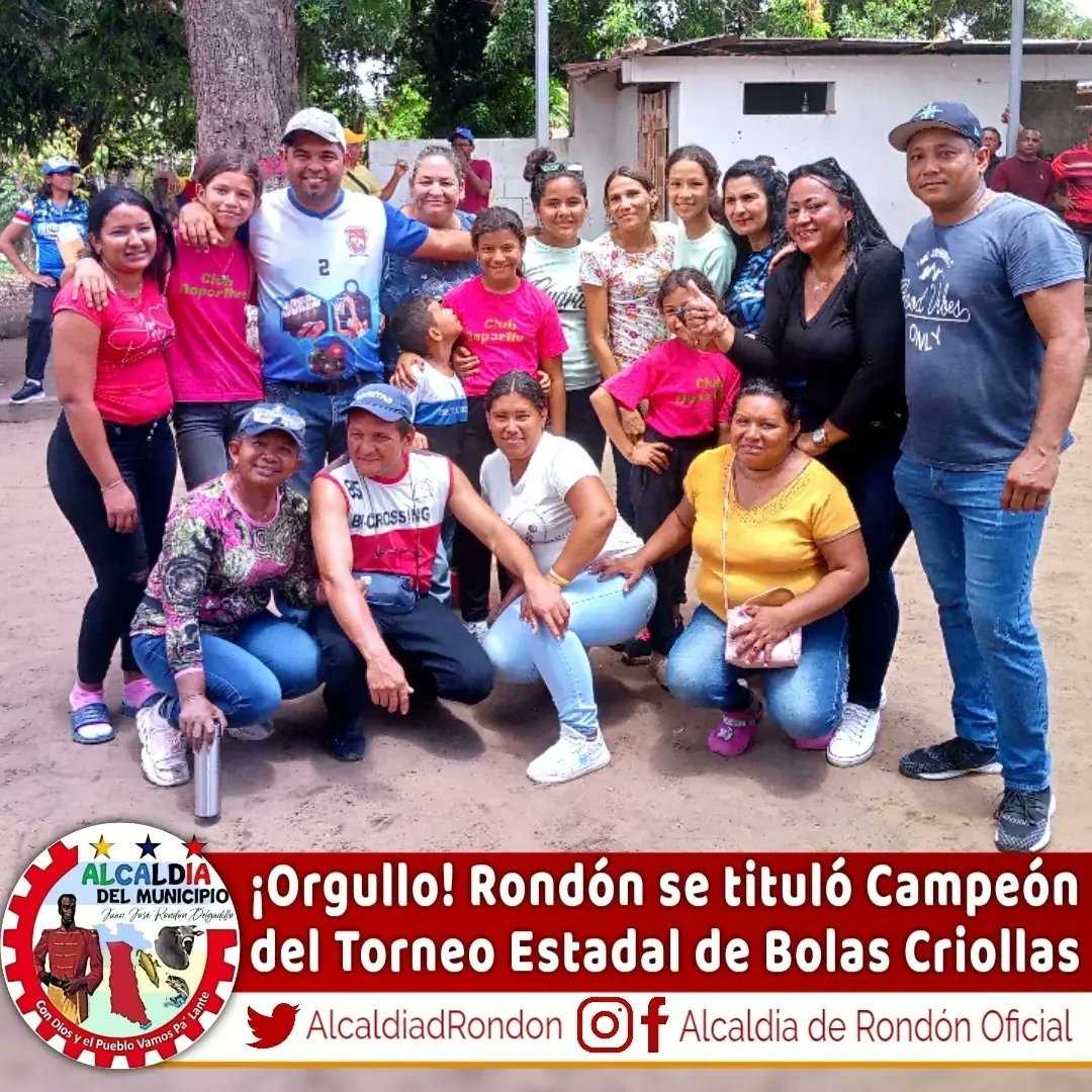 #29May 🎳¡Orgullo! Rondón se tituló Campeón del Torneo Estadal de Bolas Criollas
#ConDiosyElPuebloVamosPaLante

#LasMercedesdelLlanoGuarico
#JuanJoseRondon 
#LasMercedesDelLlano 
#Guarico
#GobiernoDeGuarico
#UniónSuramericana
#GuáricoEnProgresoDeportivo

instagram.com/p/Cs1g8EHuJMZ/…