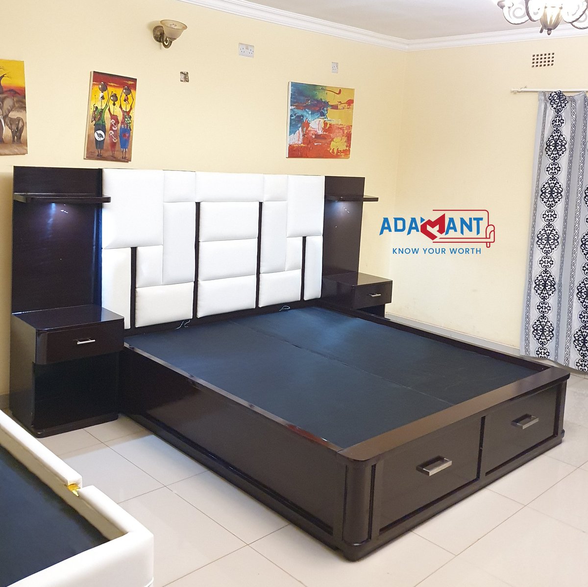 🔥Beds🔥

We will strive to execute your commissioned customized furniture item to the highest standard possible. Get this majestic bed with side drop down lights

Call/WhatsApp 0997796818 or 0888316353.

K800,000 King Size Bed 

Adamant|Know Your Worth 🇲🇼.