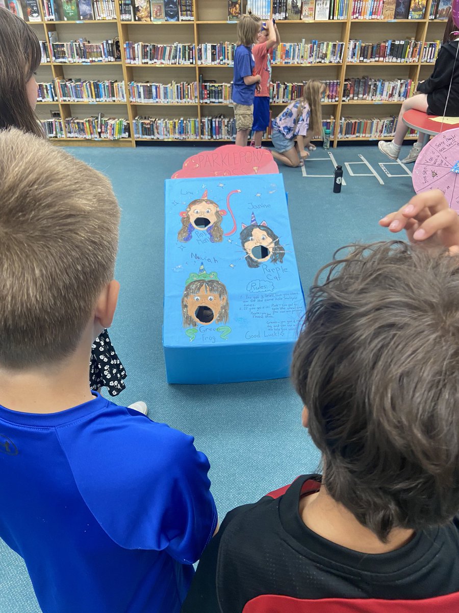 Congrats to the 7/8 students in Mr. Supeene’s class for taking on the Cardboard Challenge &amp; knocking it out of the park! They created an interactive experience for our younger students!!  Welcome to the Stars Arcade!