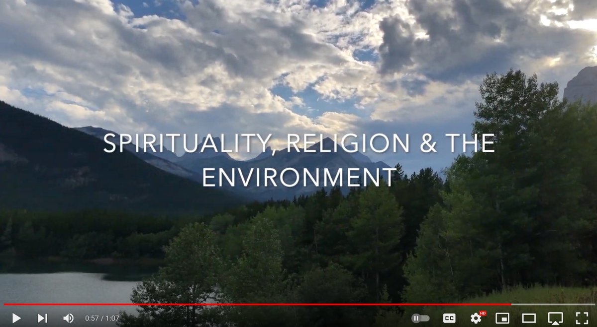 New Course: 'Spirituality, Religion and the Environment' RLG105H1 | Winter 2023 | Wed 6:00-8:00pm | Online youtu.be/VOo7kTab4uc ajbhampton.com/courses