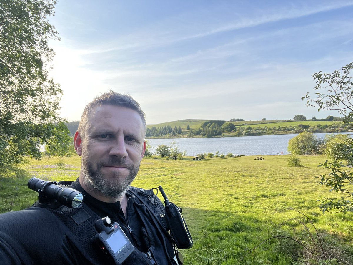 Bank holiday patrols at Fernworthy Reservoir checking for UME’s (unlicensed music events) and reassurance patrols #vehiclecrime #bankholiday #sunshine #UME @InspChrisConway @ps_7003 @OkehamptnPolice