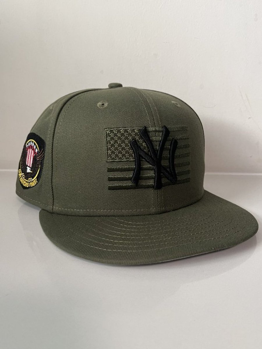 #YankeesTwitter #RepBx #59Fifty #UnitedByCaps #CapOfTheDay #LidsLoyal 11 Sharing today’s #NYYCapOfTheDay w/ @edthehead64 & @YankeesGhost , this year’s Armed Forces Day on-field cap as we remember the fallen today #MemorialDay 

@JaelAcevedo31 @nyc120west @TheHitman23 @Dro788