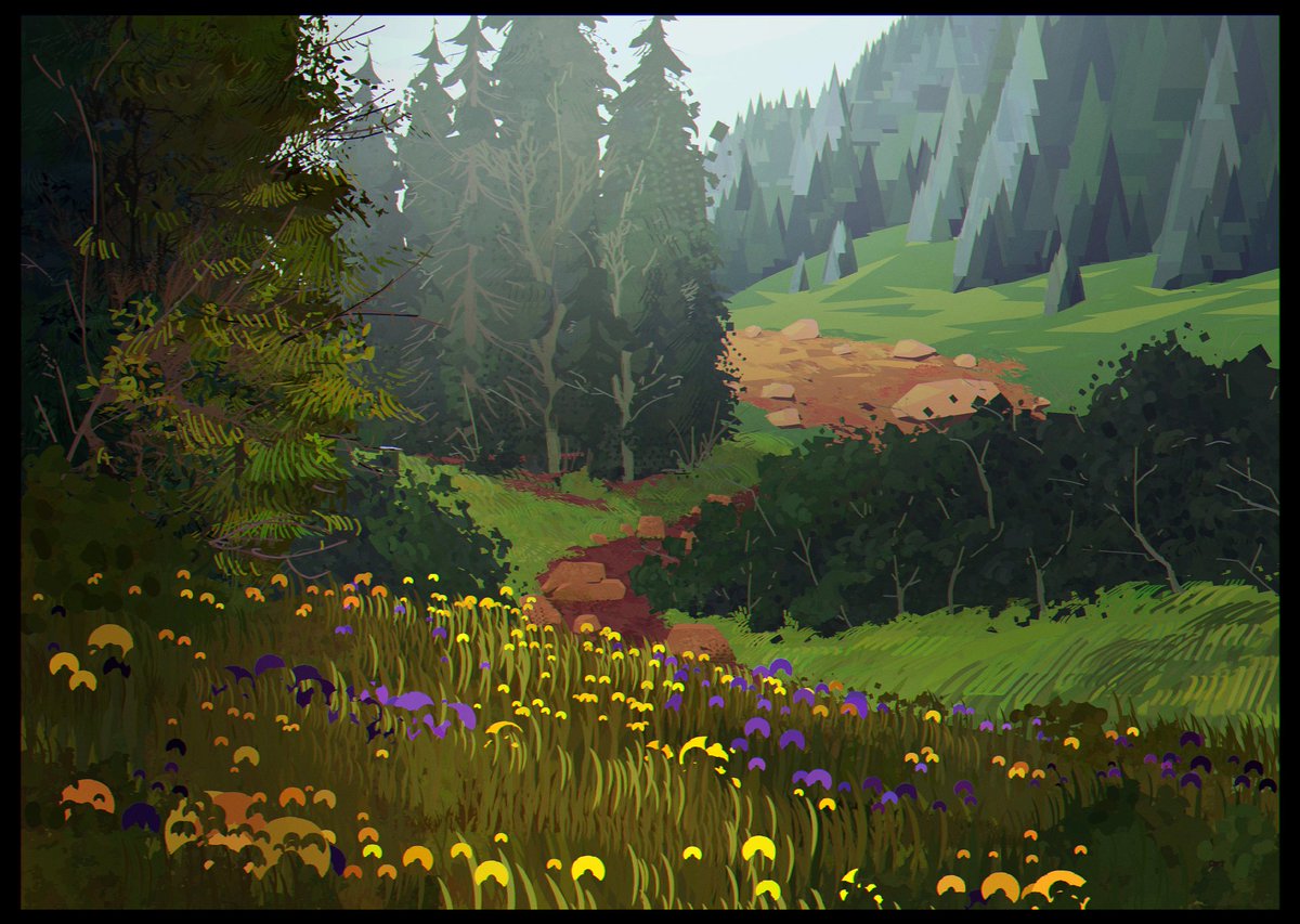 Another study, trying to be graphic and pushing the details. Time lapse coming soon😁

#colorandlight #colorstudy #colorandlightstudy #photostudy #landscapepainting #backgroundpainting #visdev #visualdevelopment #graphicstyle #digitalart #digital2d #photostudy