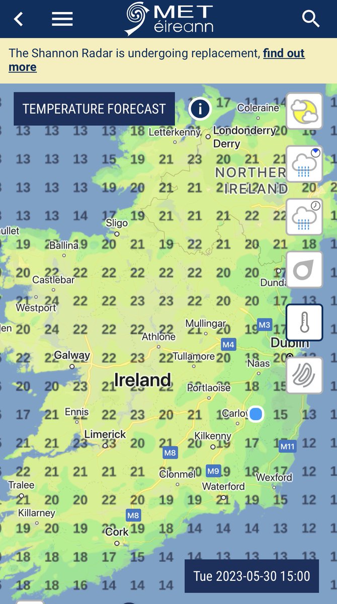 Carlow Weather tweet media