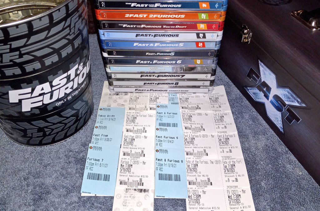 EndlingEmber's tweet photo. I've seen each film at least twice in cinemas. Still #FastAndFurious #SteelBook sets to acquire and of course one for #FastX.
#ワイスピ
#ワイルドスピード
#スチールブック
#FAST10
#FastFamily
#TheFastSaga
#FastFurious
#FastFuriousX
#FastAndFurious
#FastAndFuriousX
#FastAndFurious10 https://t.co/Da8HdFX3BU