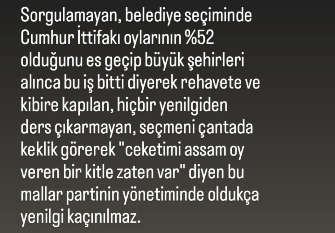 CHP seçmeni kimseye kızmamalı, bu malları hala partinin başında tutan CHP'li delegelere sormalıdır hesabı.