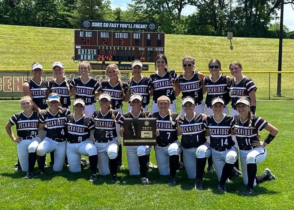 RockridgeSftbll's tweet photo. ROCKRIDGE WINS!! Going back to state for the 5th Straight year!!! WERE BACK!! #Extraordinary #NeverSettle #FinalFour #TheMagicNumberIs2 @rockridgesports @wrmj @kuff_sports @MattRandazzo @TDuckett_DA @NCouz @kevin_kohr @JoeyDonia https://t.co/ghwOyQFdnc