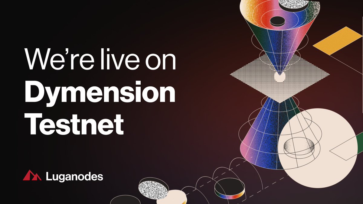 luganodes's tweet image. 1/
We're thrilled to share that we are joining the @dymension network and have made our validator nodes live on the testnet!

We're currently testing out our infrastructure on the network &amp;amp; diving into capabilities of this innovative modular blockchain paradigm 🧵👇