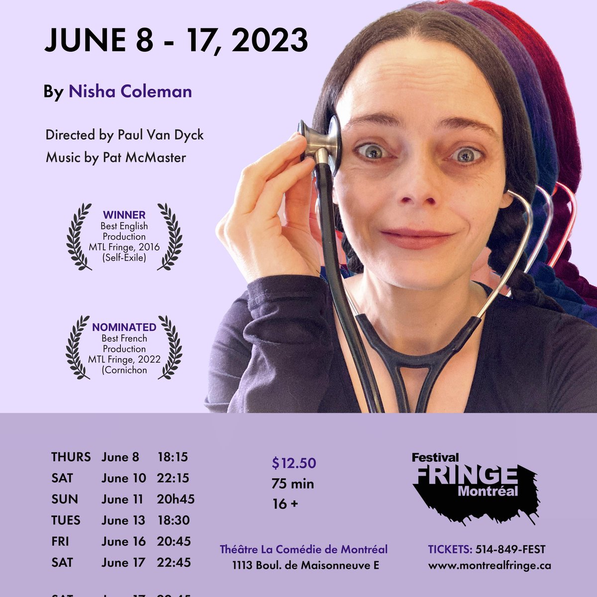 RabbitinHatProd's tweet photo. Jumping back into the @Fringemtl with @NishaColeman's Alright: Solving the Problem of Living. https://t.co/UU206C9J27