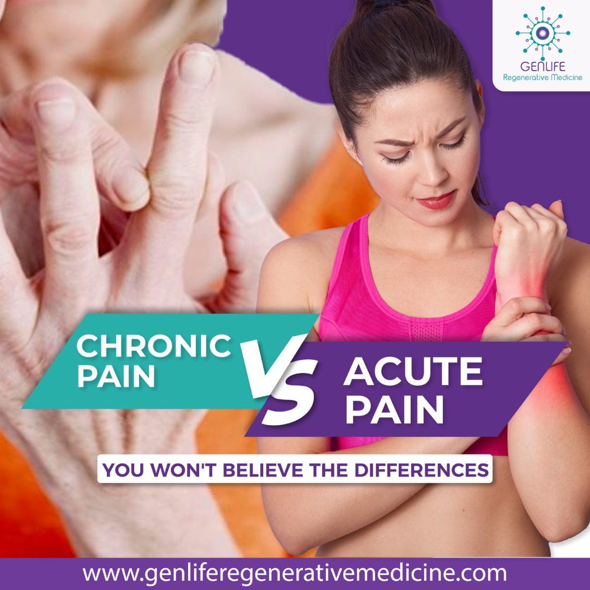 genlifemed's tweet photo. 🧑⚕️𝗖𝗛𝗥𝗢𝗡𝗜𝗖 𝗣𝗔𝗜𝗡 𝗩𝗦 𝗔𝗖𝗨𝗧𝗘 𝗣𝗔𝗜𝗡

☎️ If you have any other questions, don't hesitate to reach us at 305-332-7234
📩 Email us at info@genlifemed.com
👉🏻𝗠𝗼𝗿𝗲 𝗶𝗻𝗳𝗼𝗿𝗺𝗮𝘁𝗶𝗼𝗻 𝗟𝗶𝗻𝗸 : https://t.co/7uejkKt2K3 https://t.co/2bxAbCZsZD