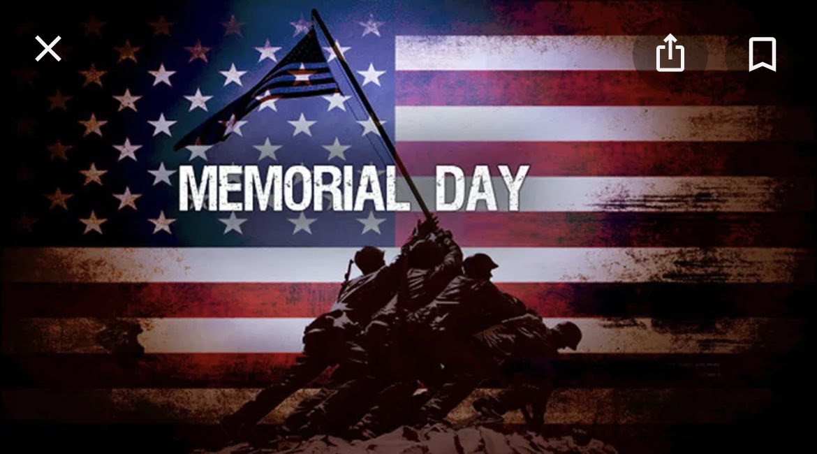 Happy Memorial Day  🇺🇸🌹🇺🇸