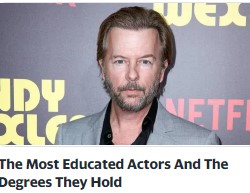 Um... He hasn't spoken much of his advanced degrees... @DavidSpade, what're you not telling us? #GreatHair