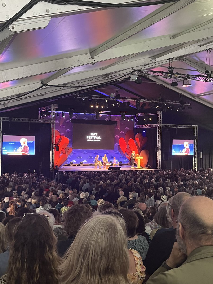 Always great to see @Minette_Batters fly the flag for British farming and @NFUtweets, particularly when it’s so close to home #HayFestival2023