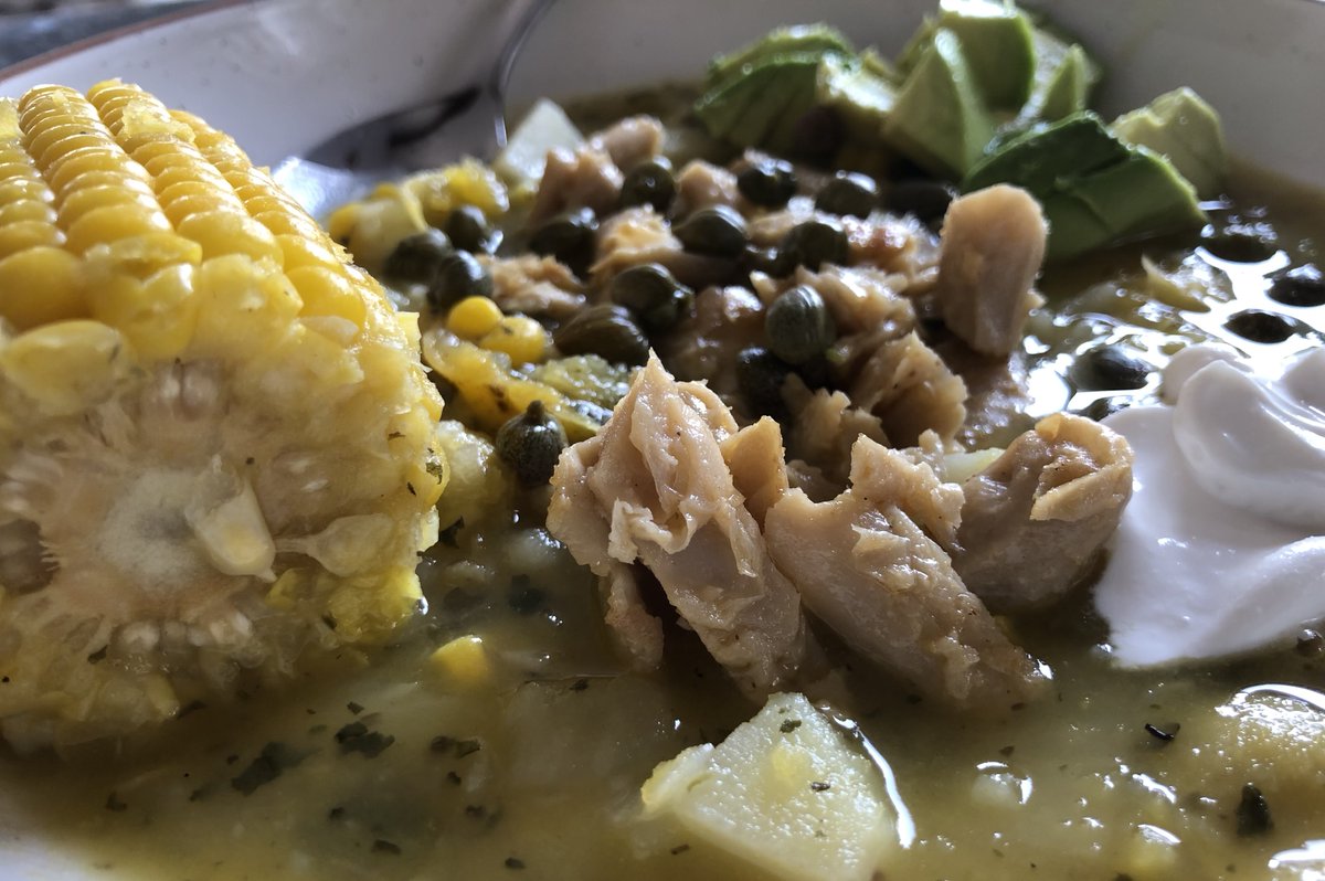 Ajiaco Colombià casolà. #menjarcolombia #ajiaco #latinfood #miami
