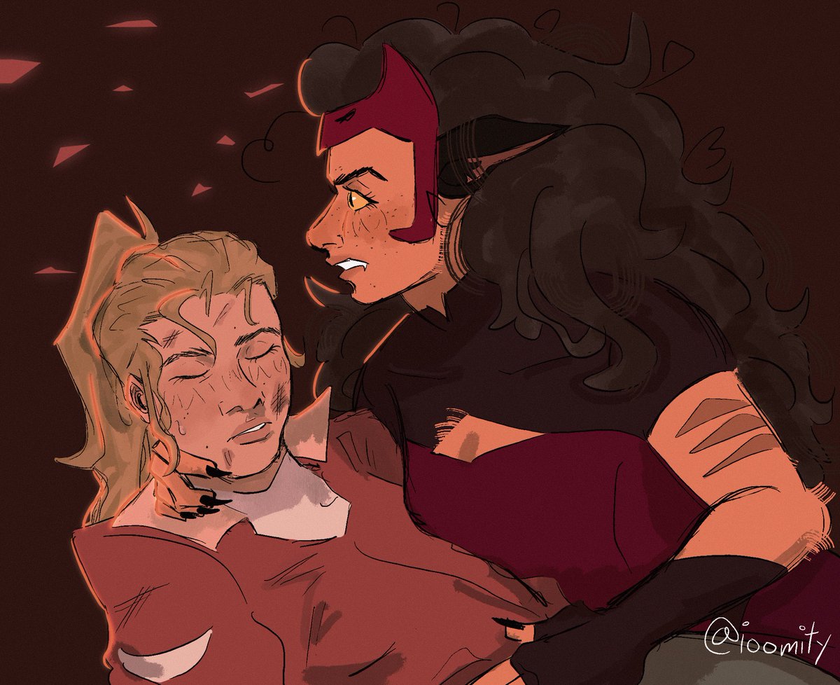 idk what possessed me to draw this sorry #shera #catradora