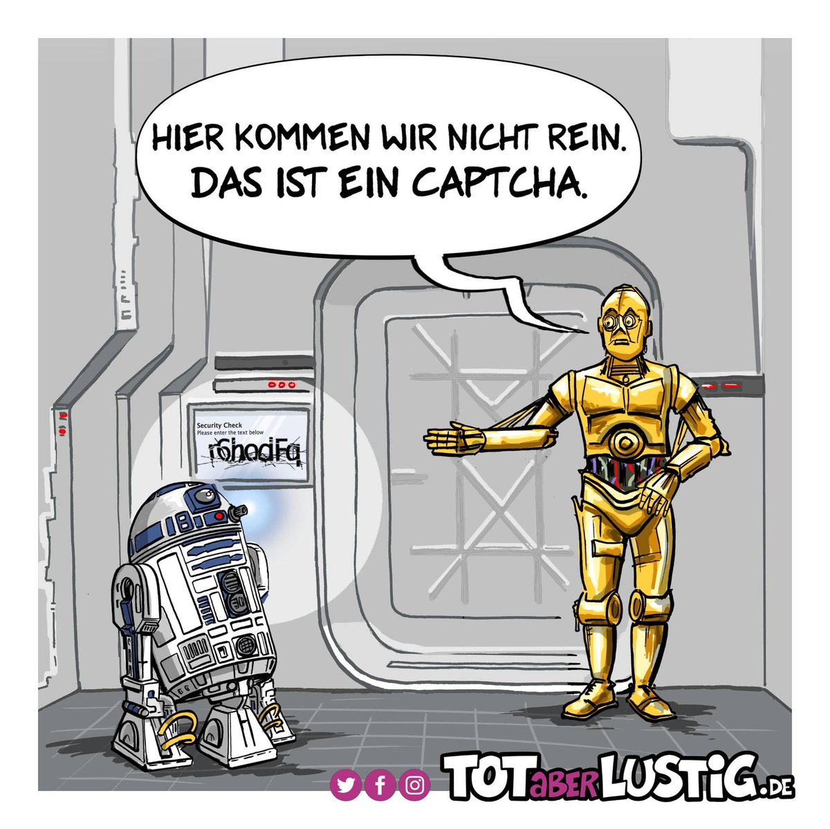 totaberlustig's tweet photo. Die Grenzen der KI …

Ich freu mich über Unterstützung meiner Arbeit:
🤖Über Steady Unterstützer werden: https://t.co/GrsIRCP9GJ
🤖 Einen Kaffee ausgeben: https://t.co/djJEhrQXvo

#ki #starwars #droiden #roboter #captcha !B https://t.co/zEznGMI9Es