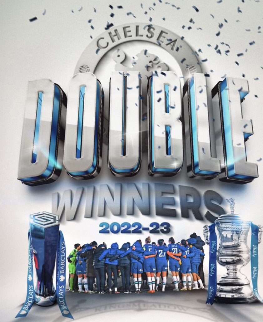 A double winning season 
@BarclaysWSL @VitalityWFACup 
#CFCW