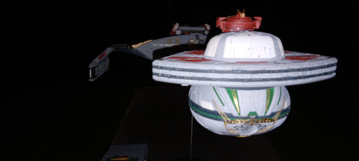 mkkellyabe's tweet photo. 15 months in the making. My version of Kronos One. This one was made before Polar Lights ever came out with their version, which is long overdue since 1991. I enjoyed this journey. #StarTrek #KronosOne #klingon #scaleone350 #undiscoveredcountry #modelbuilding #WIP #modelkits https://t.co/JKPXqwUf0w
