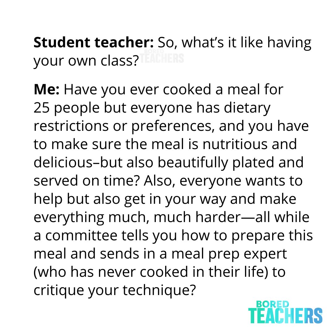 Perfect depiction! More teacher memes here: https://t.co/2mHwWhU1Oa, image size:1080x1080