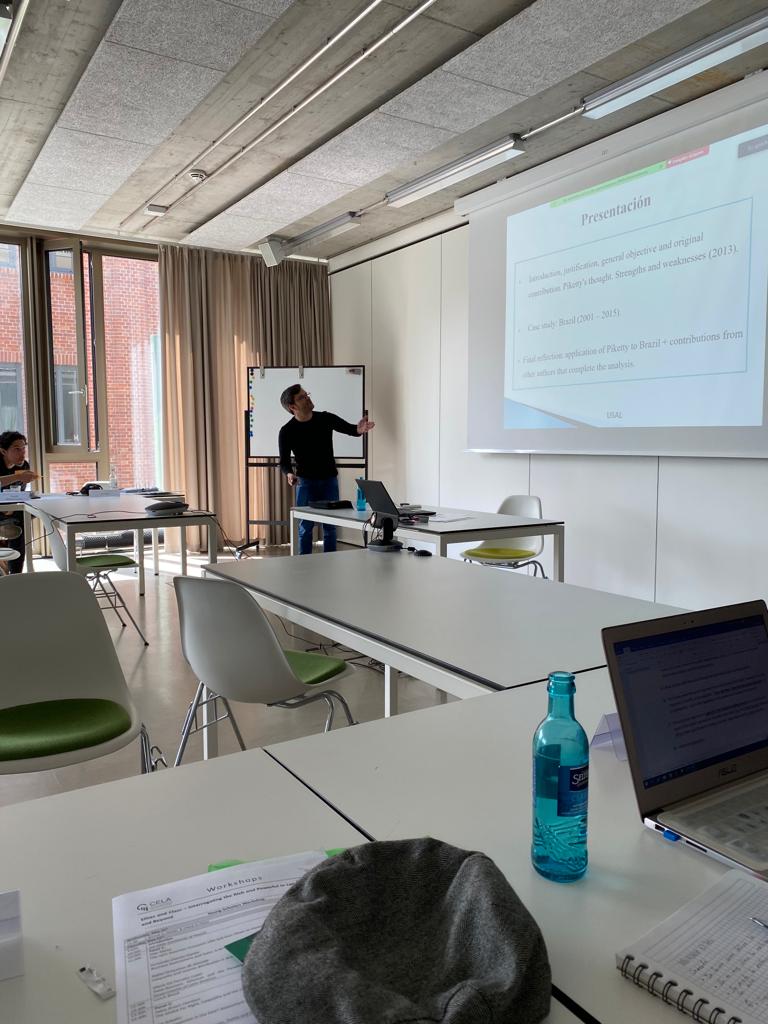 Gabi_Levita's tweet photo. Last Friday at the "Elites and Class" workshop hosted by Jan Ickler at @uni_kassel. We discussed political and economic elites in Latin America with an awesome group of young scholars.@bastiangb @IanoniMarcus @rga1981 @FernandoChisnes @chrischambersju @nataly0180 @SOLEILFROMSOUTH https://t.co/cSqAtNbnSb