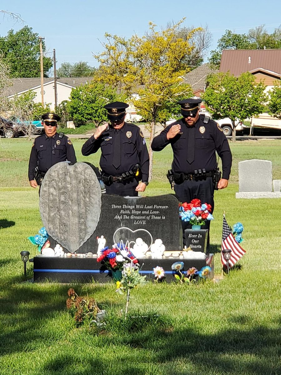 Today, we honor <a href="/LimonPD/">LimonPD</a> Officer Jay Sheridan, who lost his life protecting the citizens of the Town of Limon on March 9, 2011.  #GoneButNeverForgotten #MemorialDay2023 #Limon4
