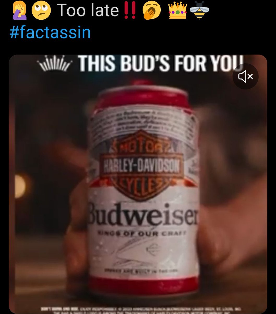 @AnheuserBusch @budweiserusa 
Ummm..... WTF is this.? It's NOT going to work. Shows desperation. STOP IT.!  If you want redemption, stop irritating the people you want back. I can save you, I know exactly what to do. First,  you can get rid of that woke bitch Alissa Heinerscheid.