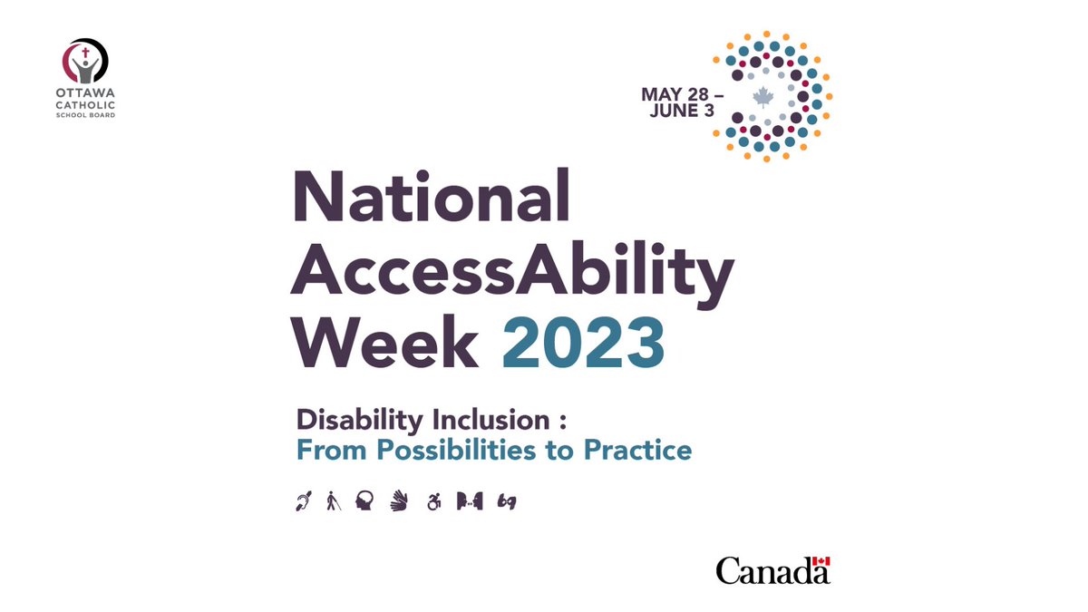 ✨ This week is National #AccessAbility Week! At the #OCSB, we are committed to creating an accessible and inclusive environment for all our students and staff. Let us continue to remove barriers and help our community reach their full potential. 🙏❤️ #ocsbBeInnovative