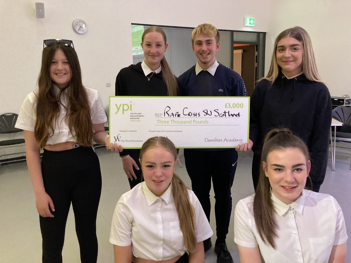 YPI Scotland (@ypi_scotland) on Twitter photo A great #ypi final for <a href="/DumfriesAcademy/">Dumfries Academy</a> today. Ten strong teams showing passion, creativity and ⦠bravery! With the HT, SDS Rep, a business leader and <a href="/HolywoodTrust/">The Holywood Trust</a> judging a very close competition and awarding the £3K grant to #rapecrisisswscotland. Great afternoon. A great #ypi final for <a href="/DumfriesAcademy/">Dumfries Academy</a> today. Ten strong teams showing passion, creativity and ⦠bravery! With the HT, SDS Rep, a business leader and <a href="/HolywoodTrust/">The Holywood Trust</a> judging a very close competition and awarding the £3K grant to #rapecrisisswscotland. Great afternoon.
