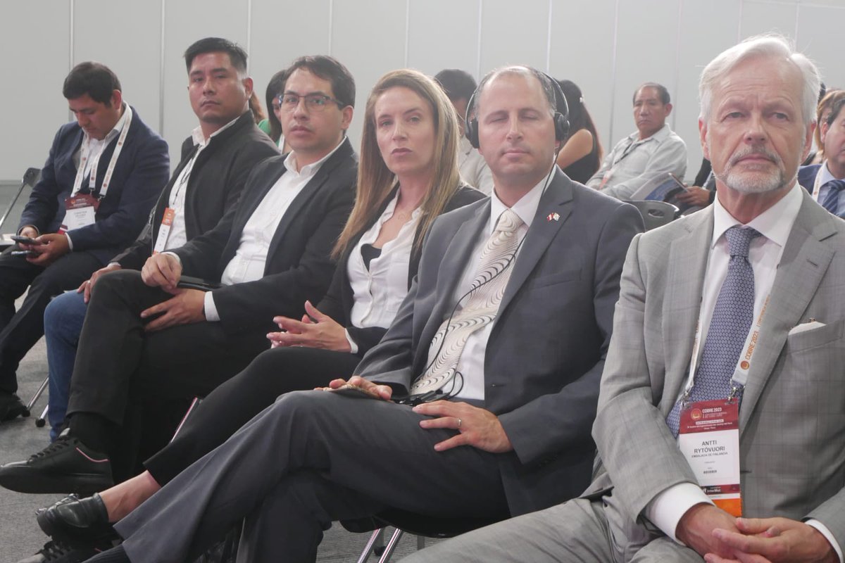 MinerAndina's tweet image. Se inauguró #Expocobre2023 con altas autoridades nacionales y extranjeras en el Centro de Convenciones del @Jockey_Plaza . Organizado por #Intermet, del 29 de mayo al 1 de junio. 
@LasBambasPeru @Antapaccay_