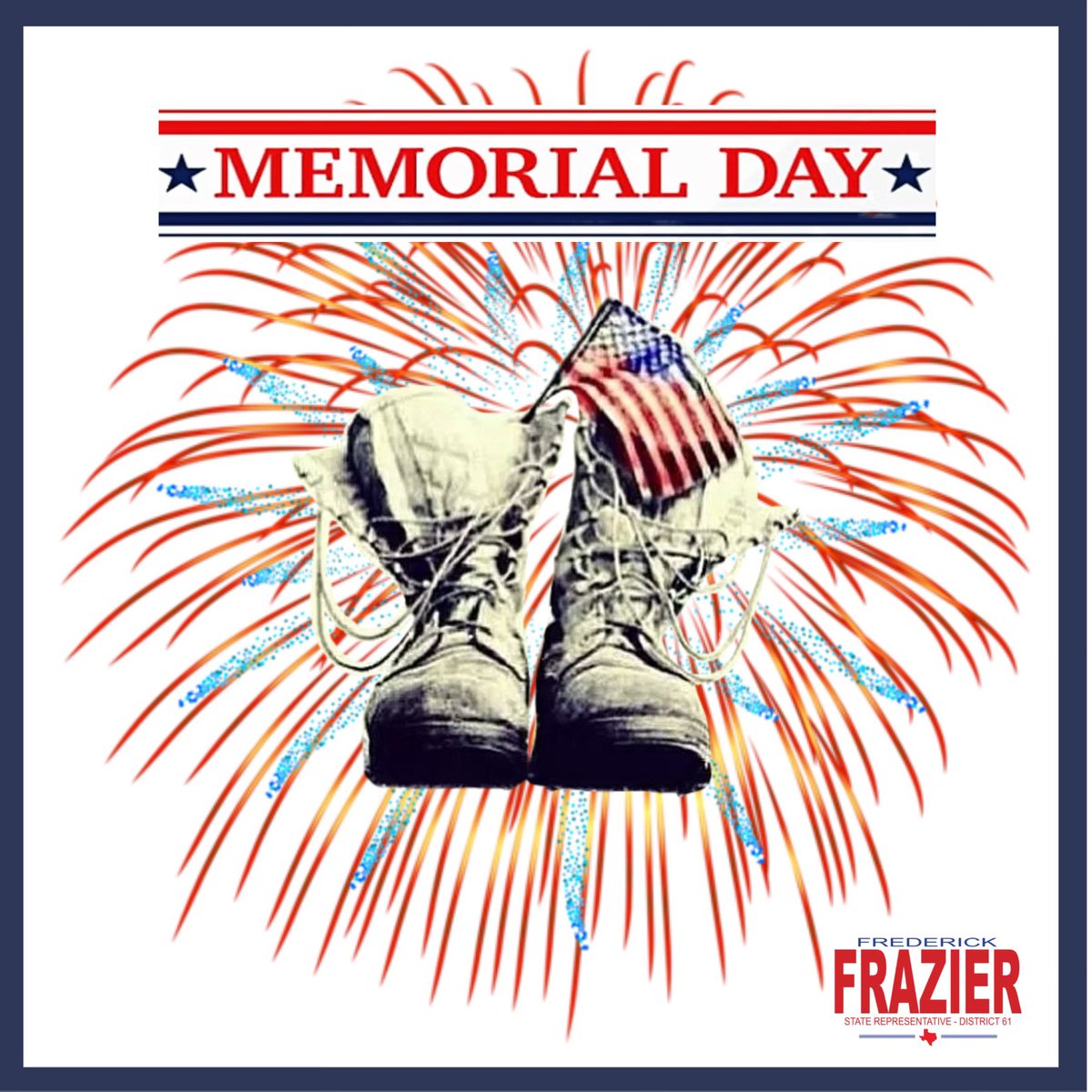 FrazierForTexas's tweet photo. Happy Memorial Day to everyone, especially our military and their families. Very proud of my daughter @FrazierPeyton who’s on the trail back in Dallas for @CarryTheLoad supporting @ATODallas, dad loves you! 
Freedom is never free, someone somewhere had to fight and pay the ultimate sacrifice for it 🇺🇸 Never forget.