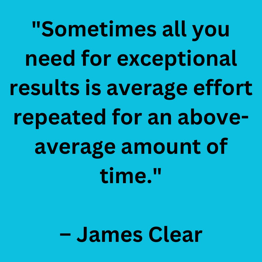 Great leaders know that the key to success is being disciplined & consistent. They know that repetitive actions lead to exceptional results. Be great today!
#leadership #suptchat #EduGladiators #leadlap #CelebratED #JoyfulLeaders #WarmDemanders #CrazyPLN #edchat #satchat