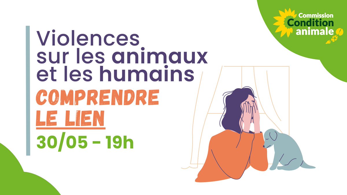 👀 Mieux comprendre le Lien (The Link) qui existe entre les violences intrafamiliales sur les humains et les violences sur les animaux : la conférence est demain soir à partir de 19h ✅ Inscrivez-vous !
🐾 facebook.com/events/7900517… 
🐾 framaforms.org/inscription-au…