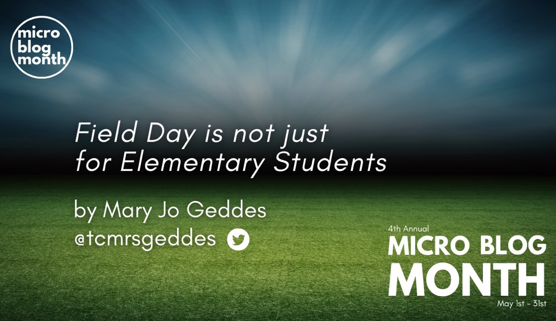 Andrew Milne (@carmelhealth) on Twitter photo “I teach high school students, and this year we are having our 2nd Annual Field Day for all of our 9th graders. Why? Because high school students are still KIDS!!”
slowchathealth.com/2023/05/29/hig… #microblog by <a href="/tcmrsgeddes/">Mary Jo Geddes</a> for #slowchathealth “I teach high school students, and this year we are having our 2nd Annual Field Day for all of our 9th graders. Why? Because high school students are still KIDS!!”
slowchathealth.com/2023/05/29/hig… #microblog by <a href="/tcmrsgeddes/">Mary Jo Geddes</a> for #slowchathealth